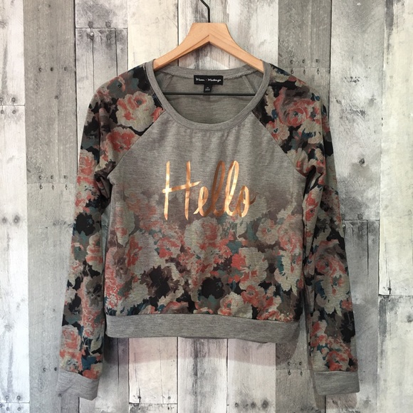 Mason + Mackenzie Long Sleeve Floral Print Top - Picture 8 of 8